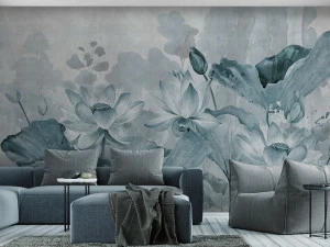 Affreschi & Affreschi Рулонные экологические обои из гипса с цветочными мотивами About you