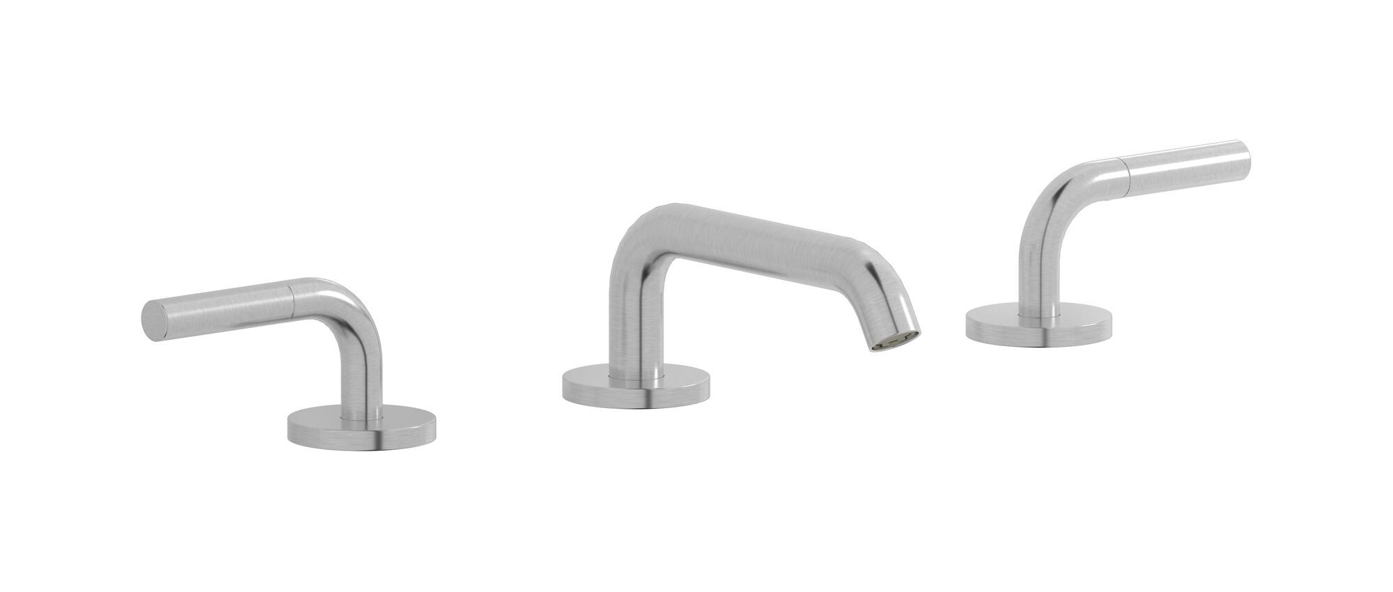 Смеситель для раковины с 3 отверстиями для пола с автоматическим сливом IB Milano Torino ARCH-00099826 - Вид №11