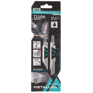 Пилки для лобзика METALLICA Optima T118A 9193995