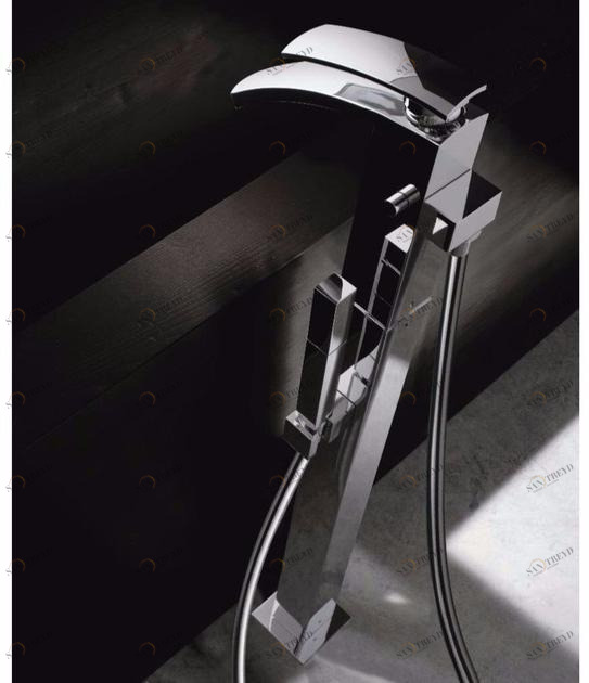 ZAZZERI Смеситель для ванны однорычажный напольный Moon sun-id-1461001