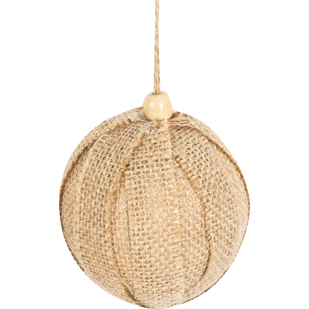 Шар ёлочный, 7.8 см, пластик, цвет натуральный лён Santreyd STLM-2092340