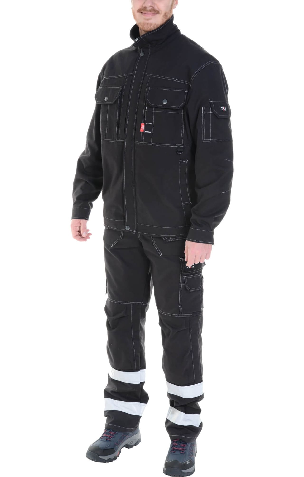 62594 Куртка  черная Union Space  Летняя спецодежда  размер 56-58/182-188  - Вид №9