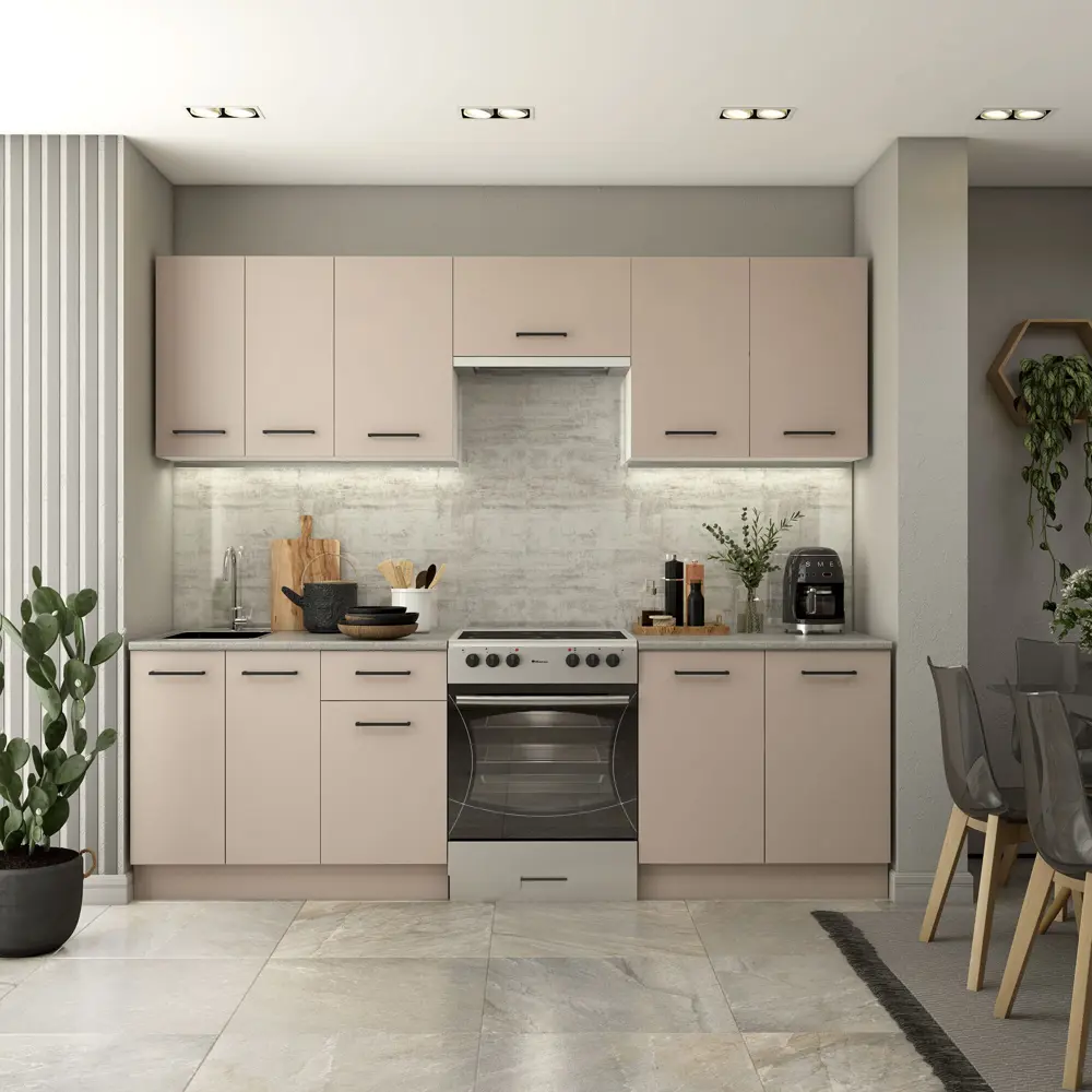 Напольный шкаф Орель 80x85x60 см ЛДСП цвет бежевый Santreyd STLM-2185032 - Вид №6