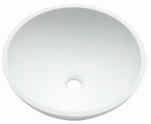 B209 d37 e Накладная раковина под столешницу  овальная KRION Basic