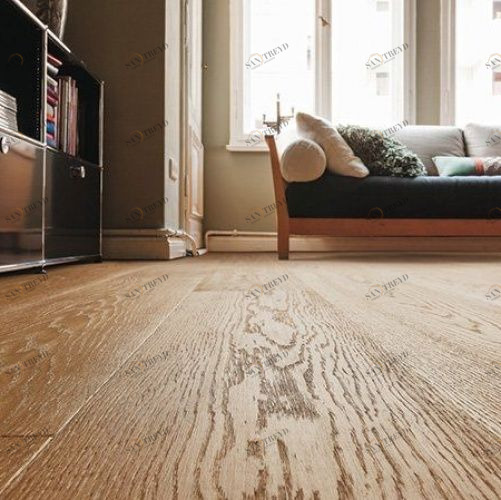 Паркетная доска Haro 4000 Series Top connect Маркант строганный фаска 4v Дуб Рустик (Рельефная) 2200х180 мм 527301