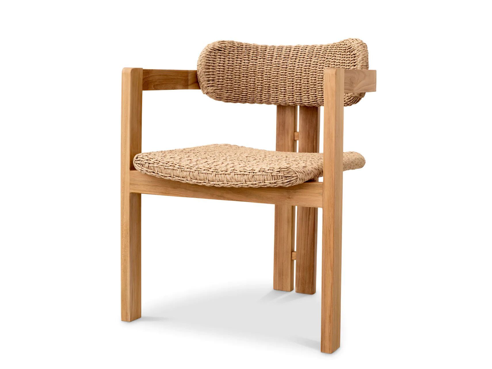 Стул для сада из тикового дерева с подлокотниками Eichholtz Donato ARCH-00060915