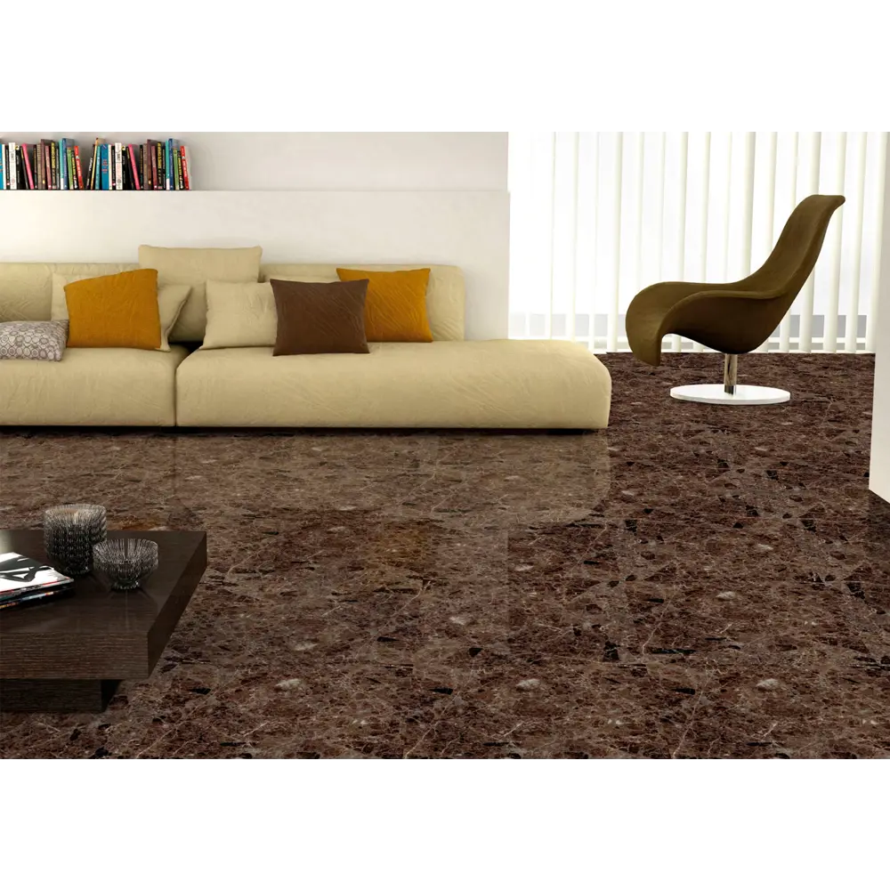 Керамогранит Incolor Barbados 60x60 см 1.44 м² полированный цвет коричневый STLM-2112582 - Вид №5