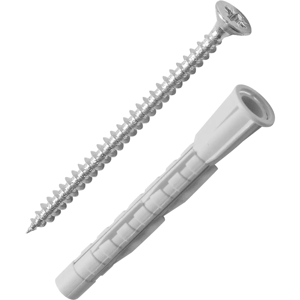 Дюбель потайной STANDERS PDU N 6×50 мм с шурупом 4×60 мм, 50 шт 83387794 STLM-0040734