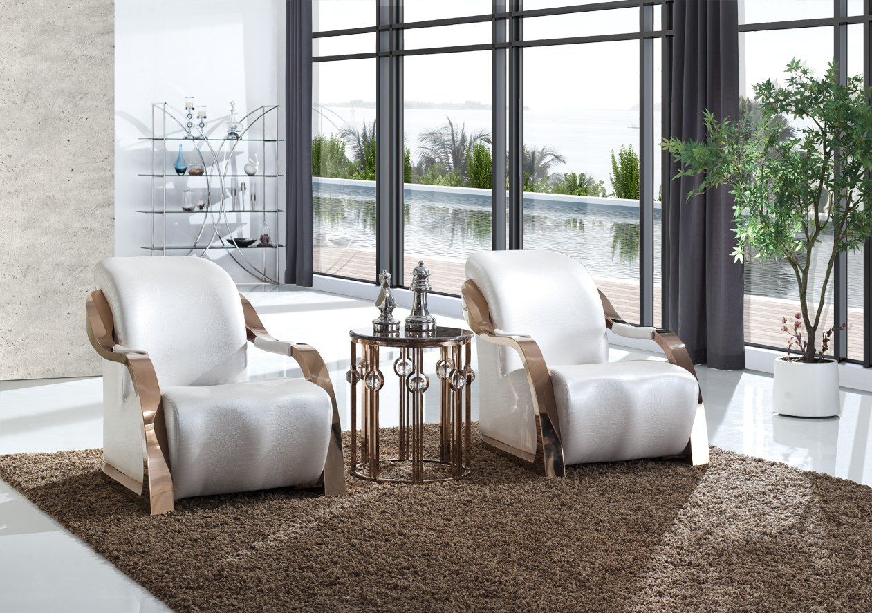 Приставной столик круглый 50 см Sandia ДОМАШНЯЯ ОБСТАНОВКА SKY 045169 Белый Santreyd - Вид №4