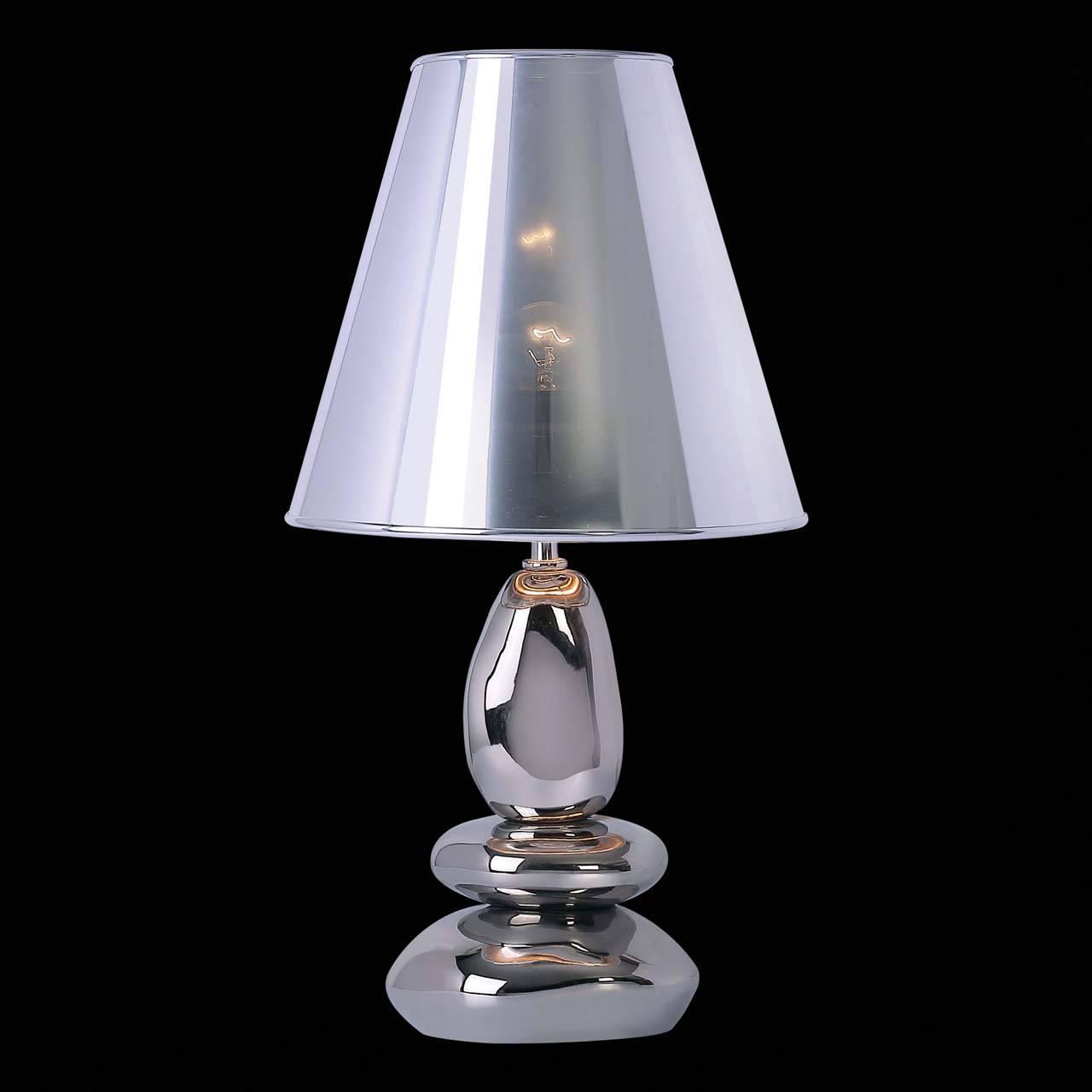 Настольная лампа дизайнерская Did SL988.104.01 ST LUCE ВАЗА 080570 Прозрачный;хром  - Вид №1