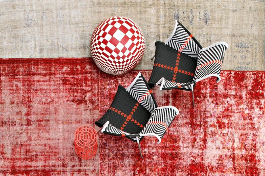 Круглый кожаный пуф MOROSO DEW ARCH-00009146 - Вид №2