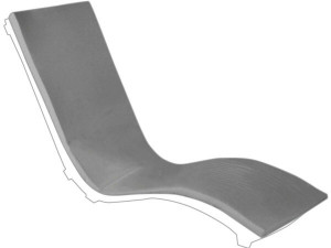 10.00.1052 Heaven Swing Outdoor подушки для одноместного шезлонга гранит Mbm