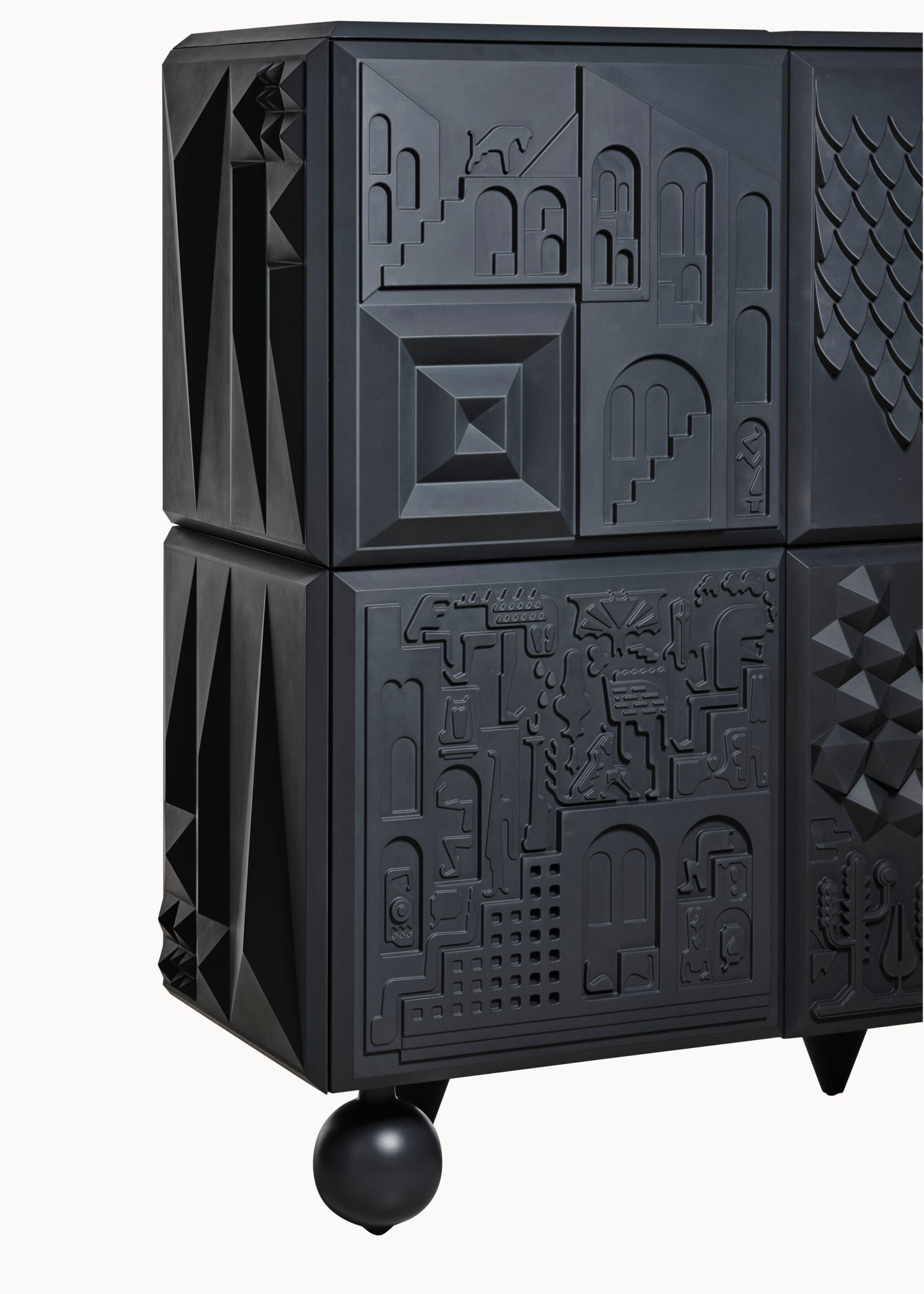 Шкаф из МДФ с распашными дверями BD Barcelona TOUT VA BIEN ARCH-00070517 - Вид №18