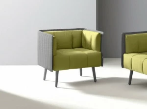 Martex Кресло из ткани с подлокотниками Inattesa