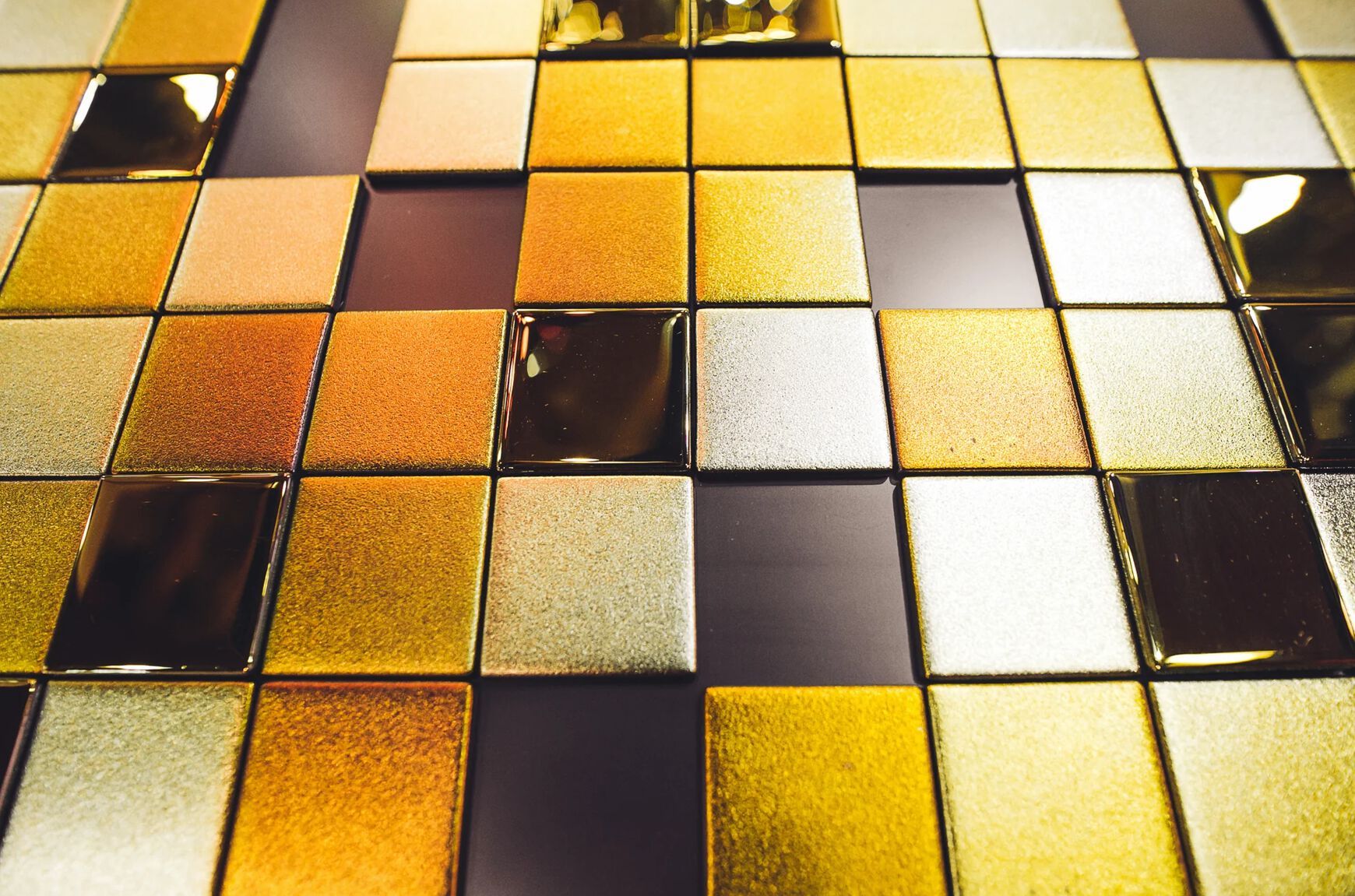 Декоративная стеклянная панель PlusObject Тетрис ARCH-00003751 - Вид №2