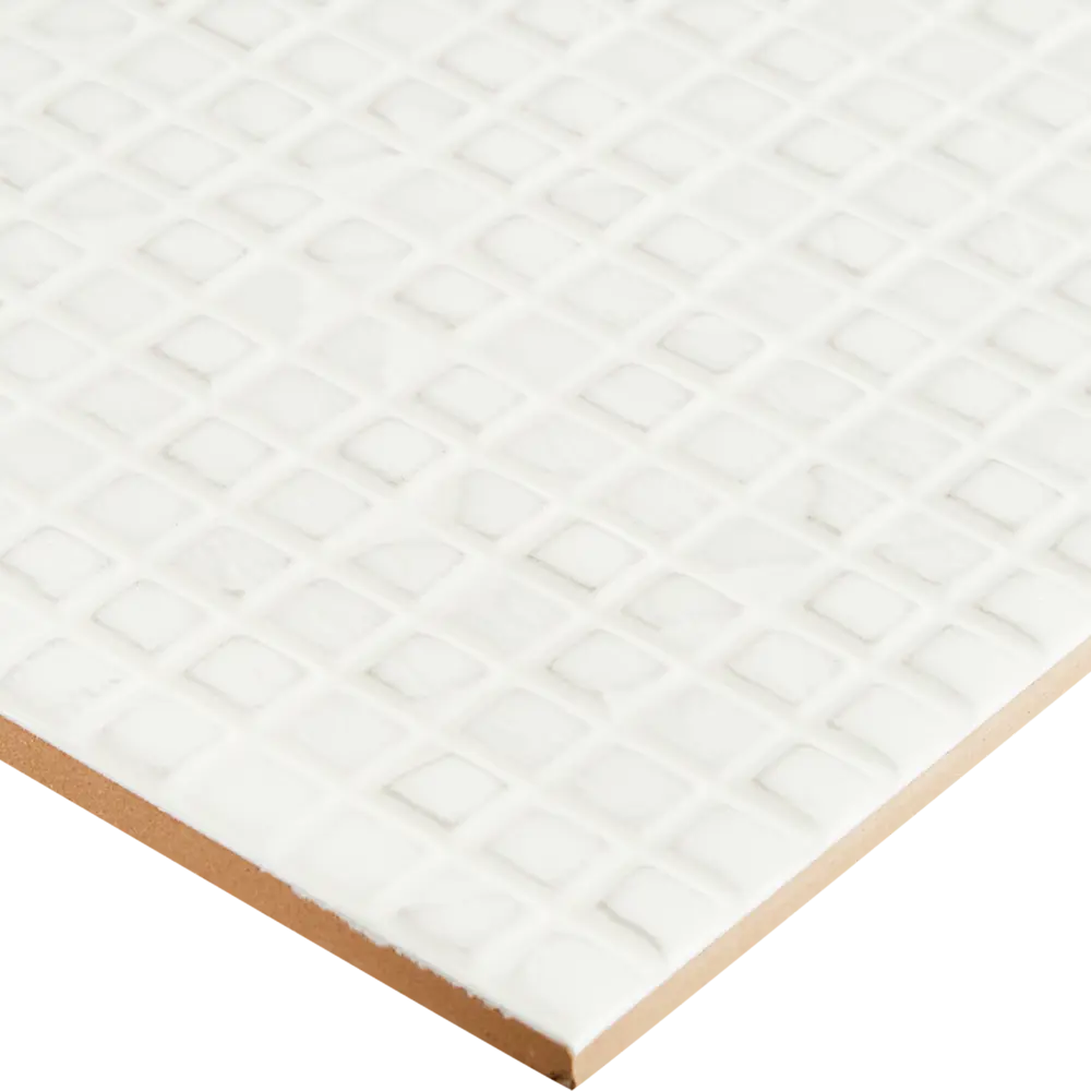 Плитка настенная Kerama Marazzi Сигма 20x60 см 1.2 м² матовая цвет белый квадратики STLM-2049672 - Вид №2