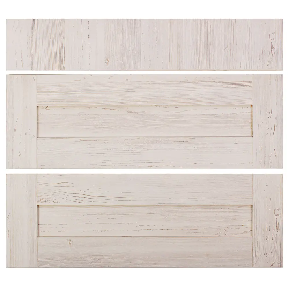 Двери для шкафа Delinia «Фрейм светлый» 80x70 см, ЛДСП, цвет белый, 3 шт STLM-2020033