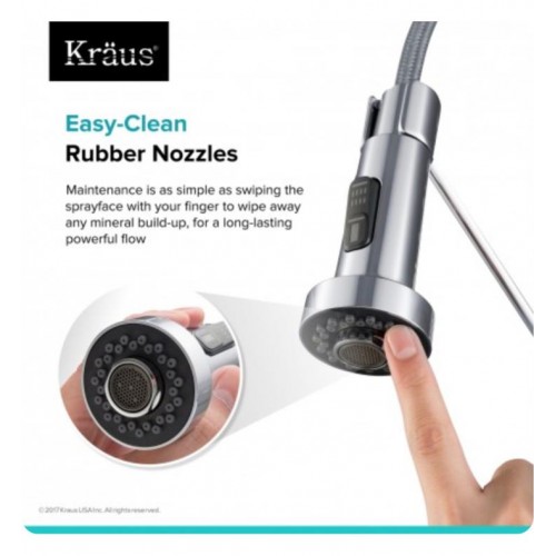 Кухонные смесители Bolden KPF-1610SFSMB латунь krausru  - Вид №3