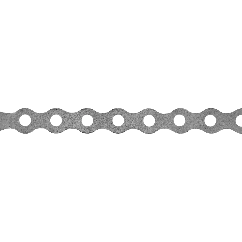 Перфорированная лента волна 17х05 10 м цвет серый Santreyd STLM-2053990 - Вид №2