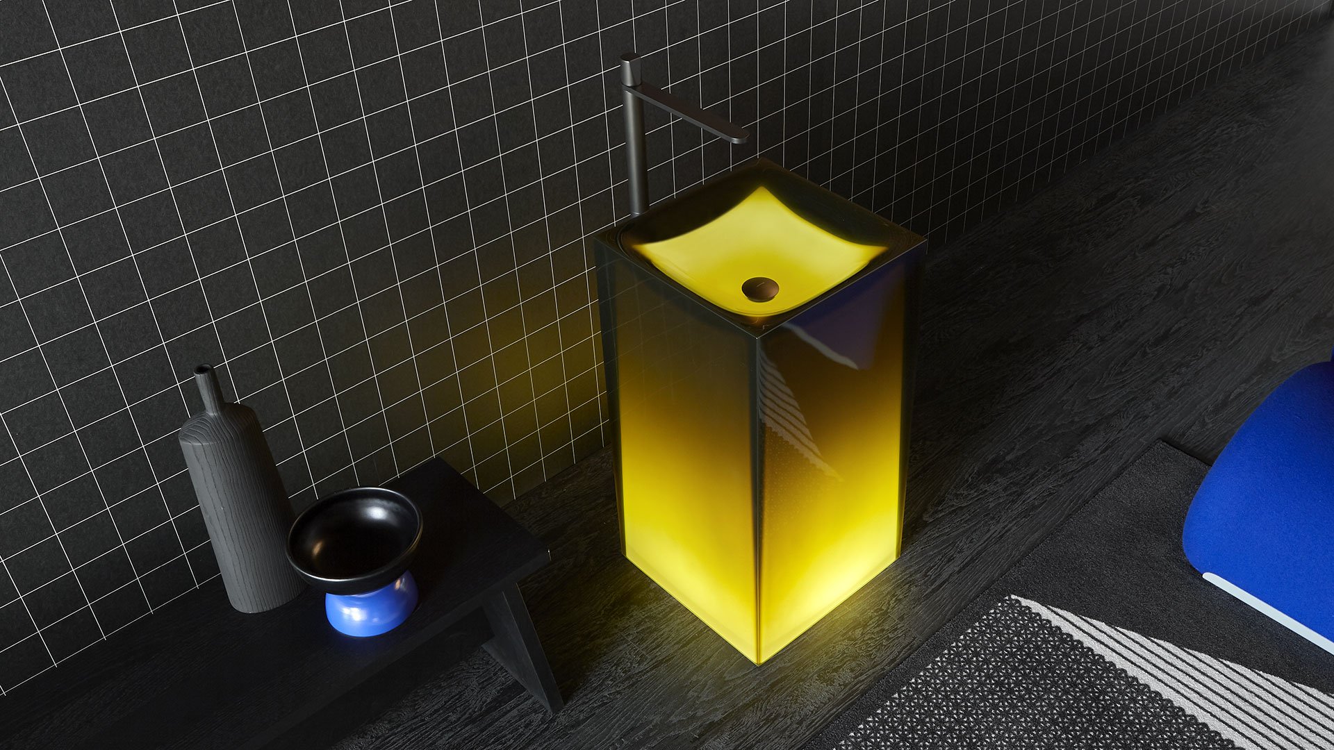 ASTRO E AURA Напольная раковина стоящая прямоугольная Antoniolupi  - Вид №36