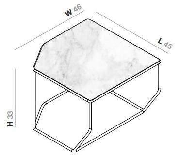 INBANI Табурет для ванной из мрамора Forma sun-id-1363315 - Вид №4