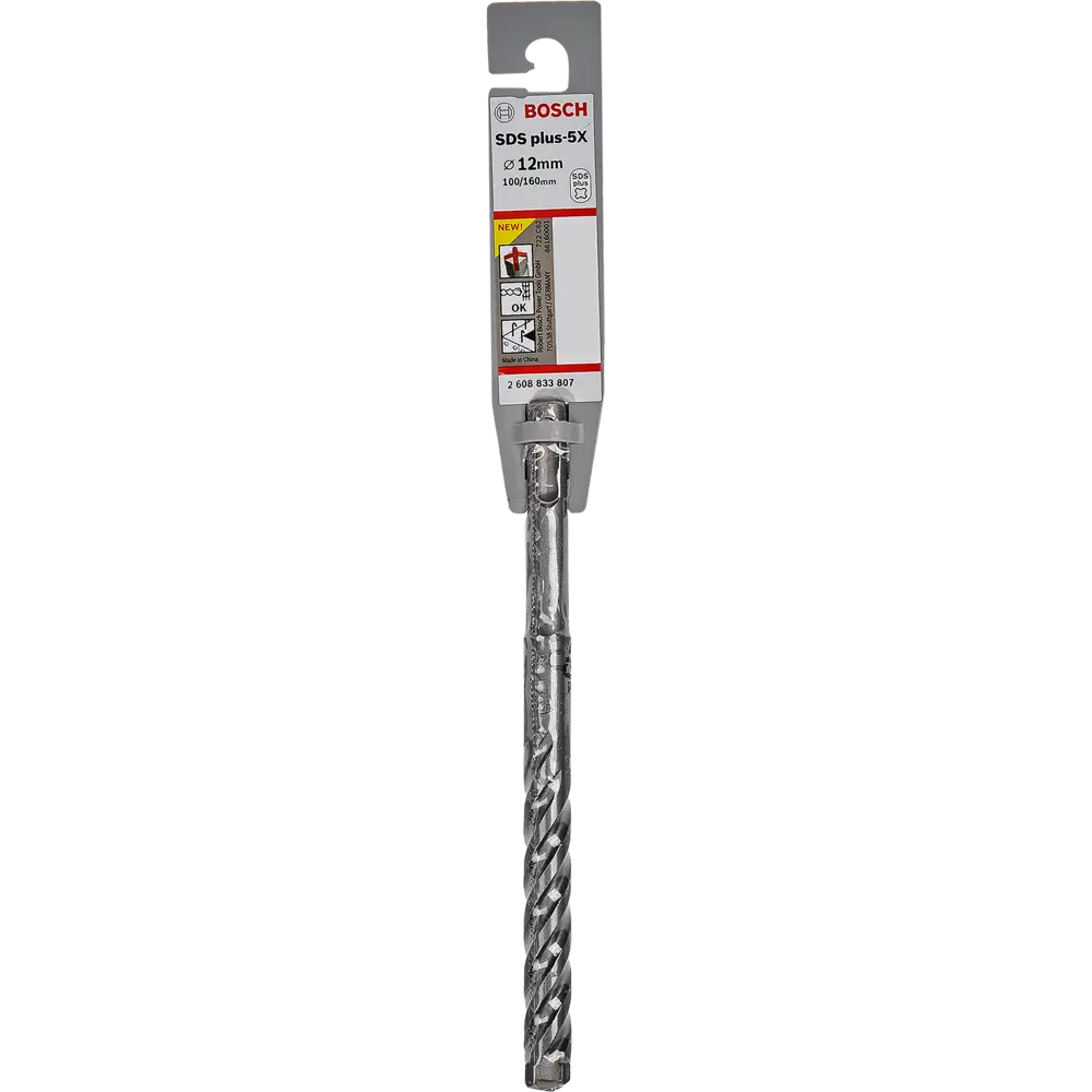 Бур по бетону SDS-plus 5X Bosch 12x100x160 мм BOSCH PROFESSIONAL STLM-2127541 - Вид №3