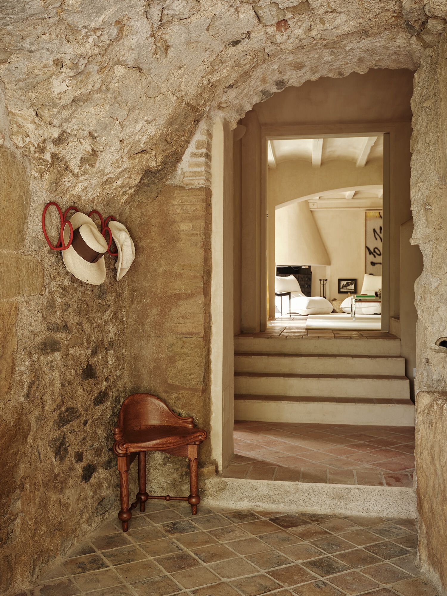 Табурет из массива дерева BD Barcelona Гауди ARCH-00010292 - Вид №4