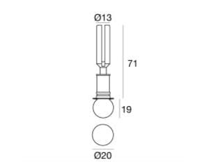 Кристалл утопленный прожектор Linea Light Group Crystals ARCH-00048363 - Вид №15