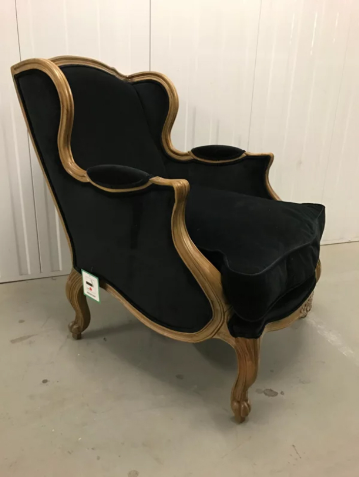 Кресло Grand Pere от Eichholtz черное EICHHOLTZ ДИЗАЙНЕРСКИЕ, EICHHOLTZ 062241 Черный  - Вид №3