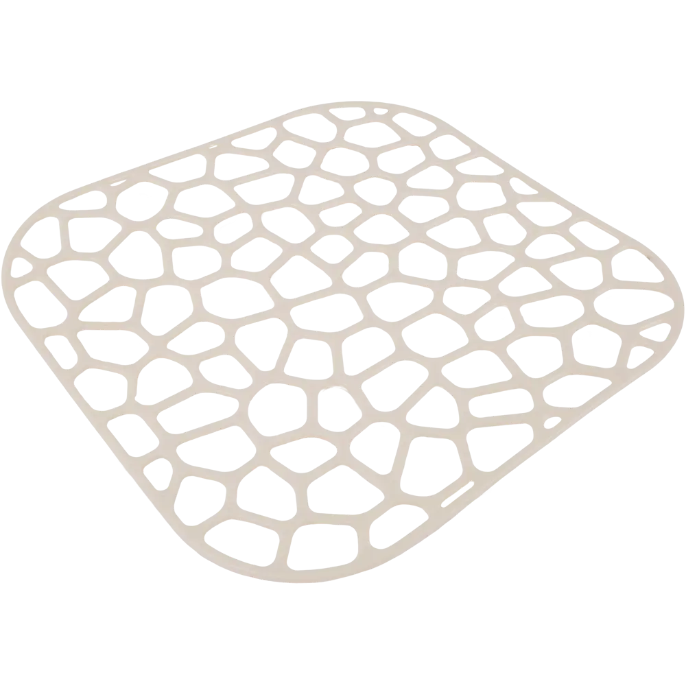 Решётка в мойку MIO 30x30 см пластик цвет слоновая кость Santreyd STLM-2088327 - Вид №1