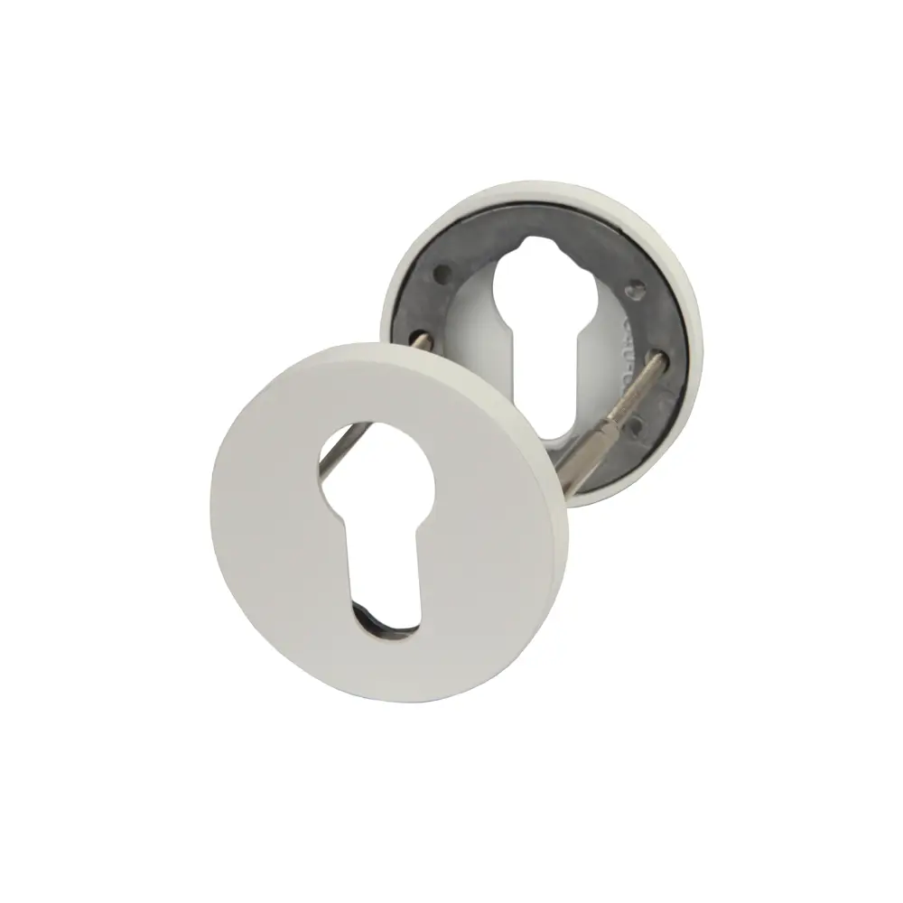 Накладка на замочную скважину KREAFORTA цвет белый 2 шт STLM-2154591