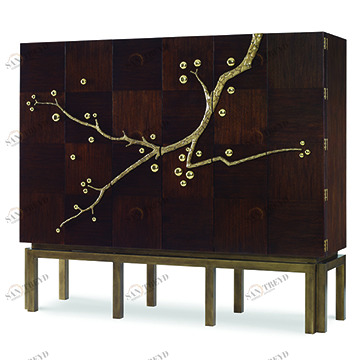 Шкафы 06809-890-166 Cherry Blossom Cabinet - Walnut Ambella 