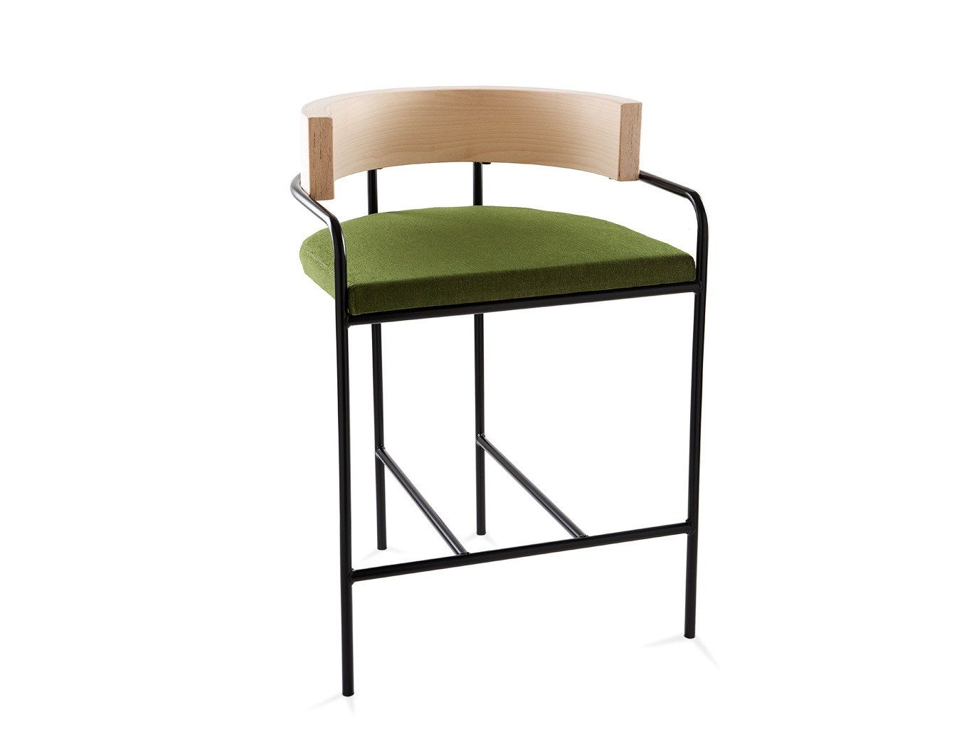 Высокий стул с мягким сиденьем Vela Arredamenti IMPERIAL ARCH-00045186