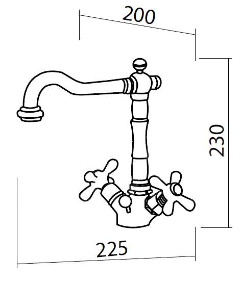 EPC02133 Смеситель M&Z Epoca Santreyd - Вид №1
