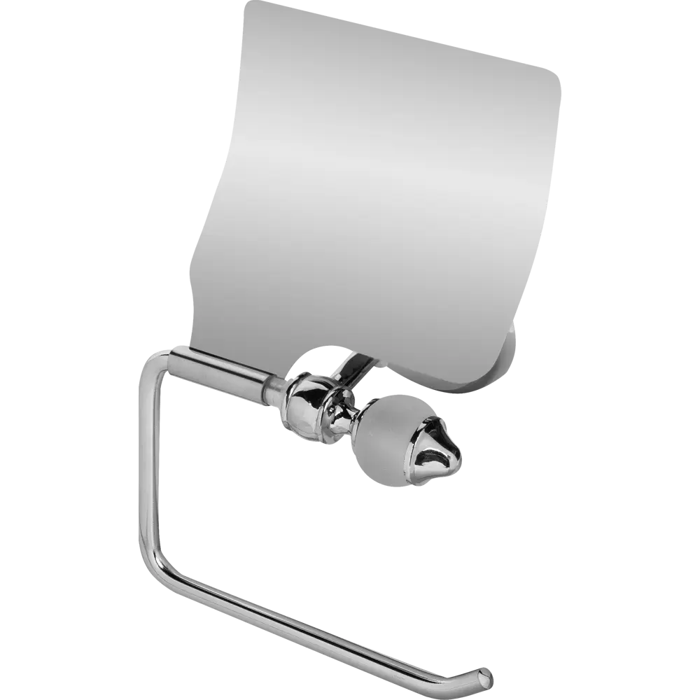 Держатель для туалетной бумаги с крышкой матовый цвет хром АКВАЛИНИЯ 8500 STLM-2143510 - Вид №1
