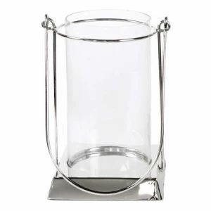 Подсвечник-фонарь стеклянный серебристый Heritage Medium от Eichholtz EICHHOLTZ EICHHOLTZ 060394 Прозрачный;серебро