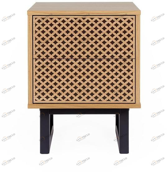 Woodman Квадратная тумбочка из дерева с ящиками Camden sun-id-1349459
