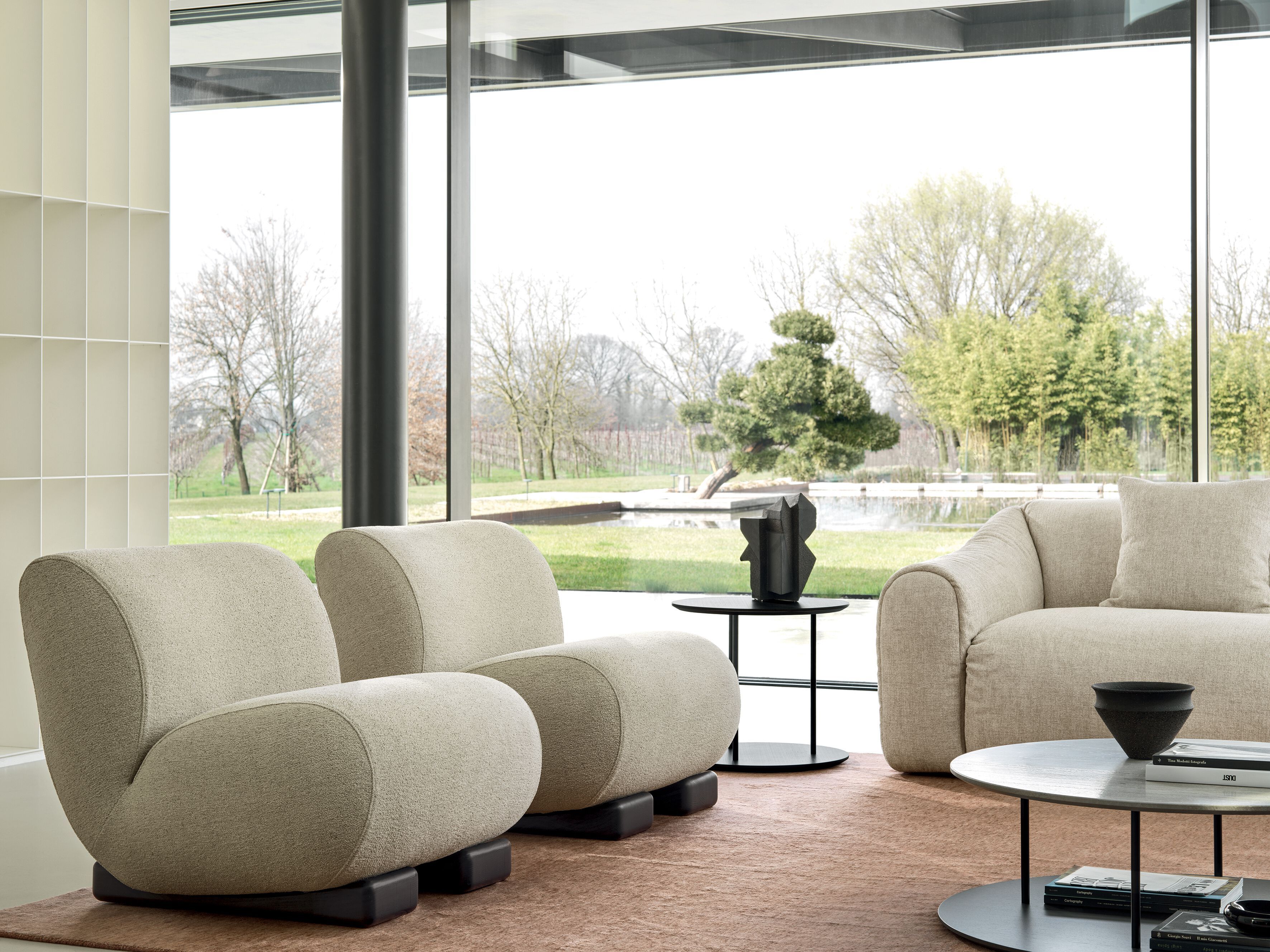 Тканевое кресло без подлокотников Ditre Italia WALLABY ARCH-00118826 - Вид №1