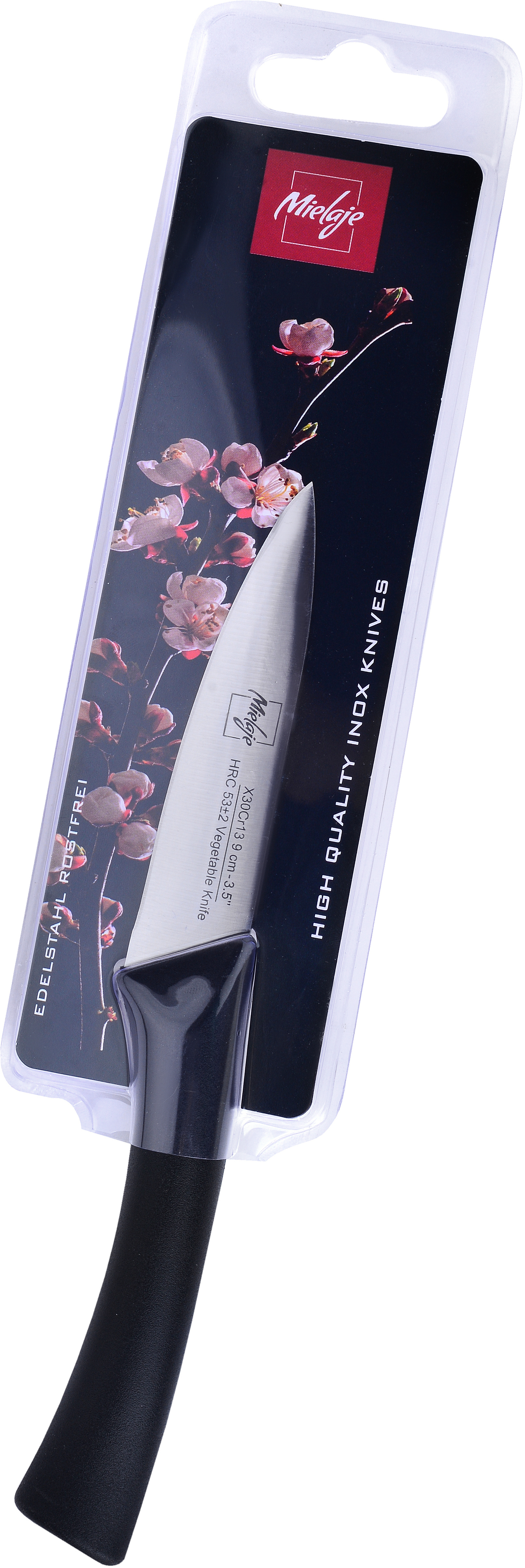 91076503 Нож для чистки овощей Santoku 9 см цвет стальной серый STLM-0471494 MIELAJE