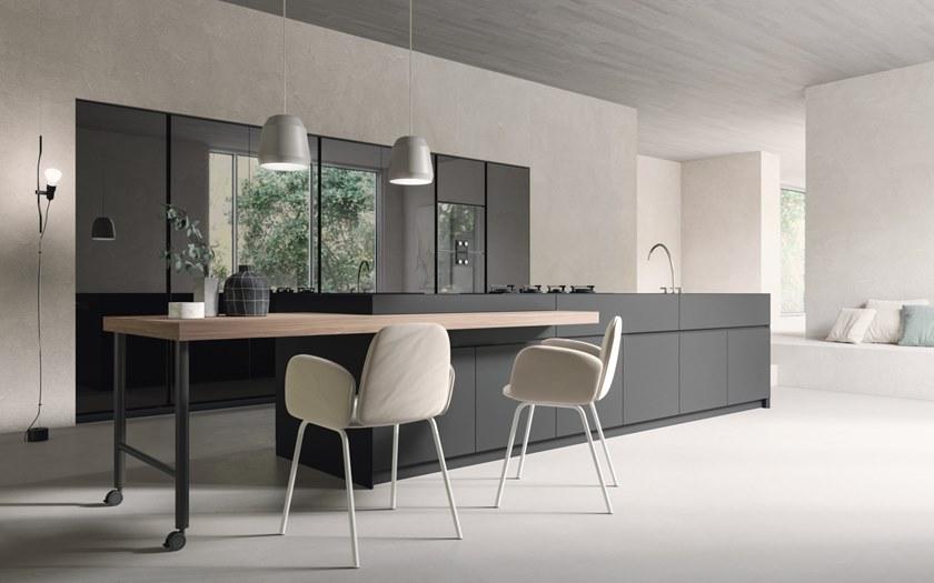 Alta Cucine Fenix-ntm® кухня с островом Sistema 22.2 sun-id-1495930 - Вид №1