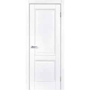 Комплект двери Палермо глухая 90x200 см полипропилен цвет аляска с добором 200 мм