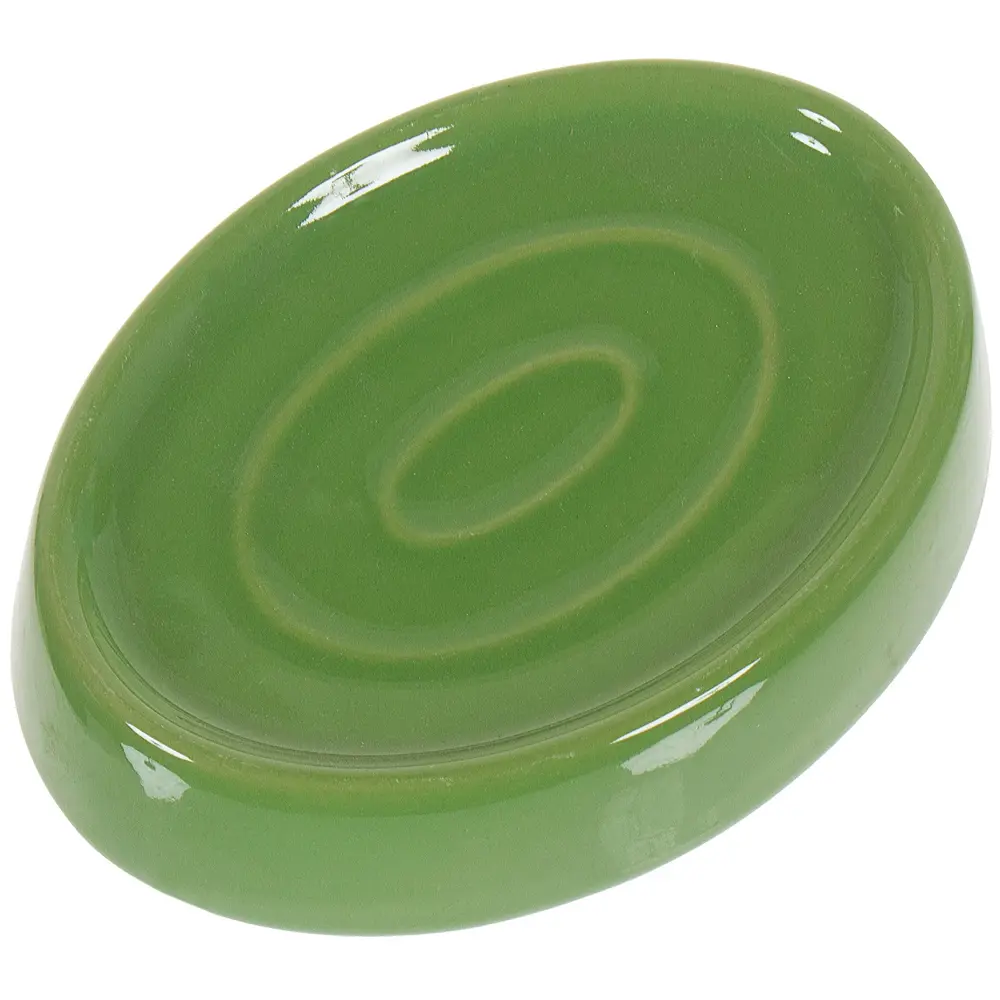 Мыльница настольная «Veta» керамика цвет зелёный АКВАДЕКОР STLM-2049987 - Вид №1