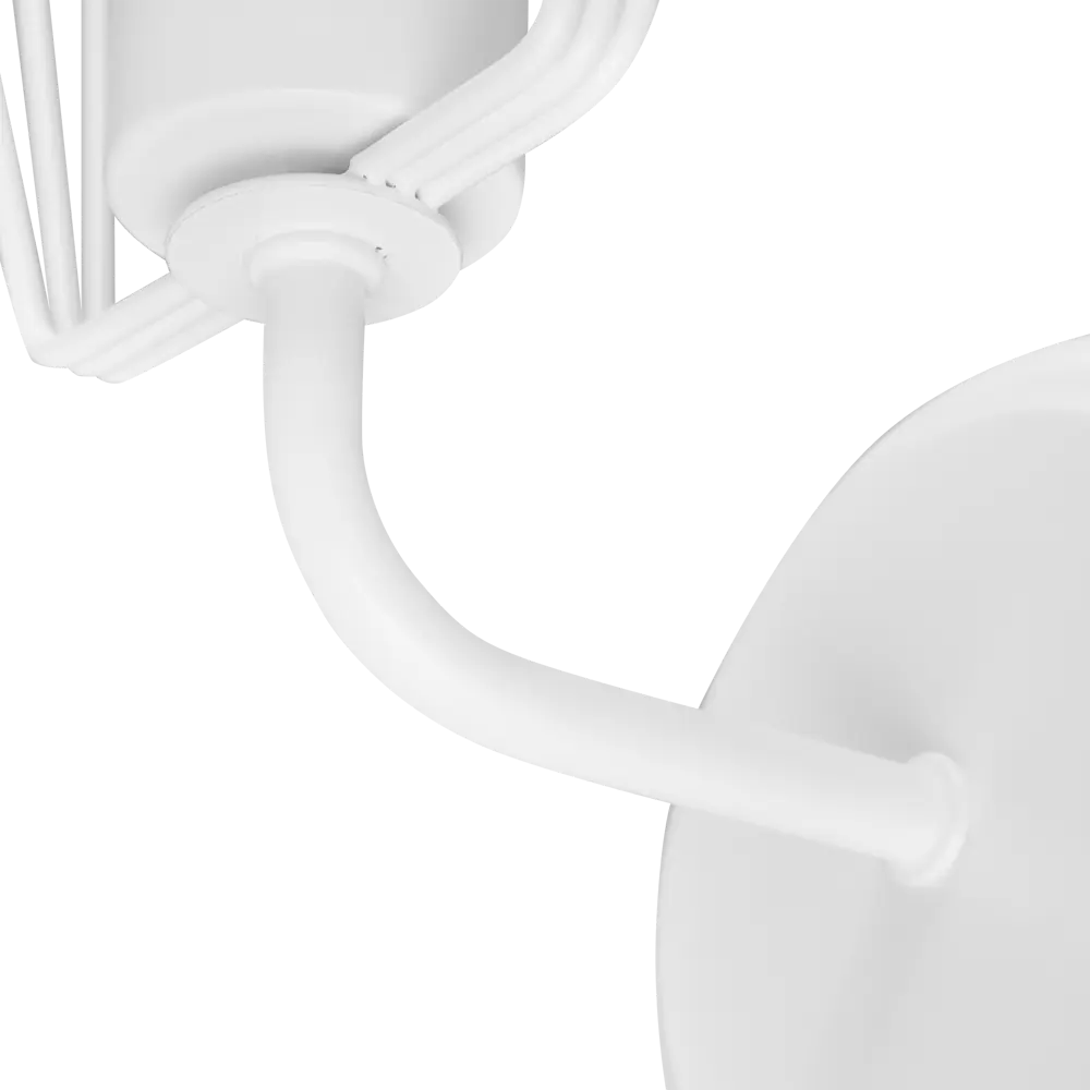 Настенный светильник бра Vitaluce Ферро 1 лампа 3м² E27 цвет белый матовый STLM-2191282 - Вид №2