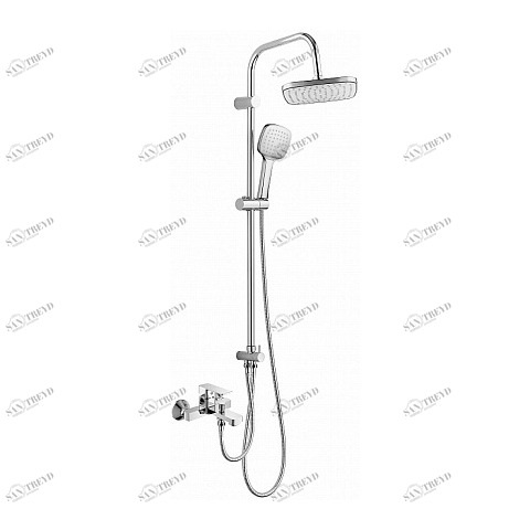 Orange Plito M16-933cr Душевая система в комплекте: смеситель для ванны с изливом; Белый sun-id-1516871