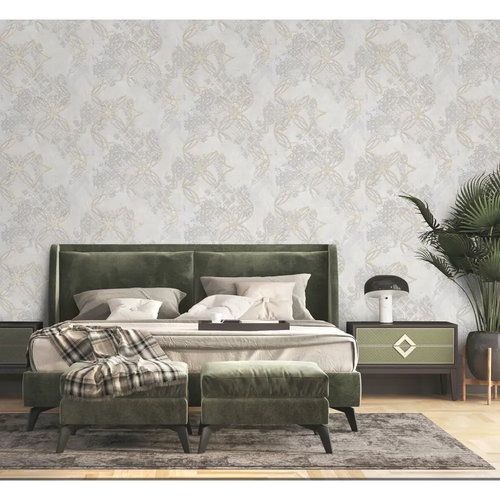 Обои флизелиновые Wallsecret Couture бежевые 1.06 м 8709-23 STLM-2044767 - Вид №4