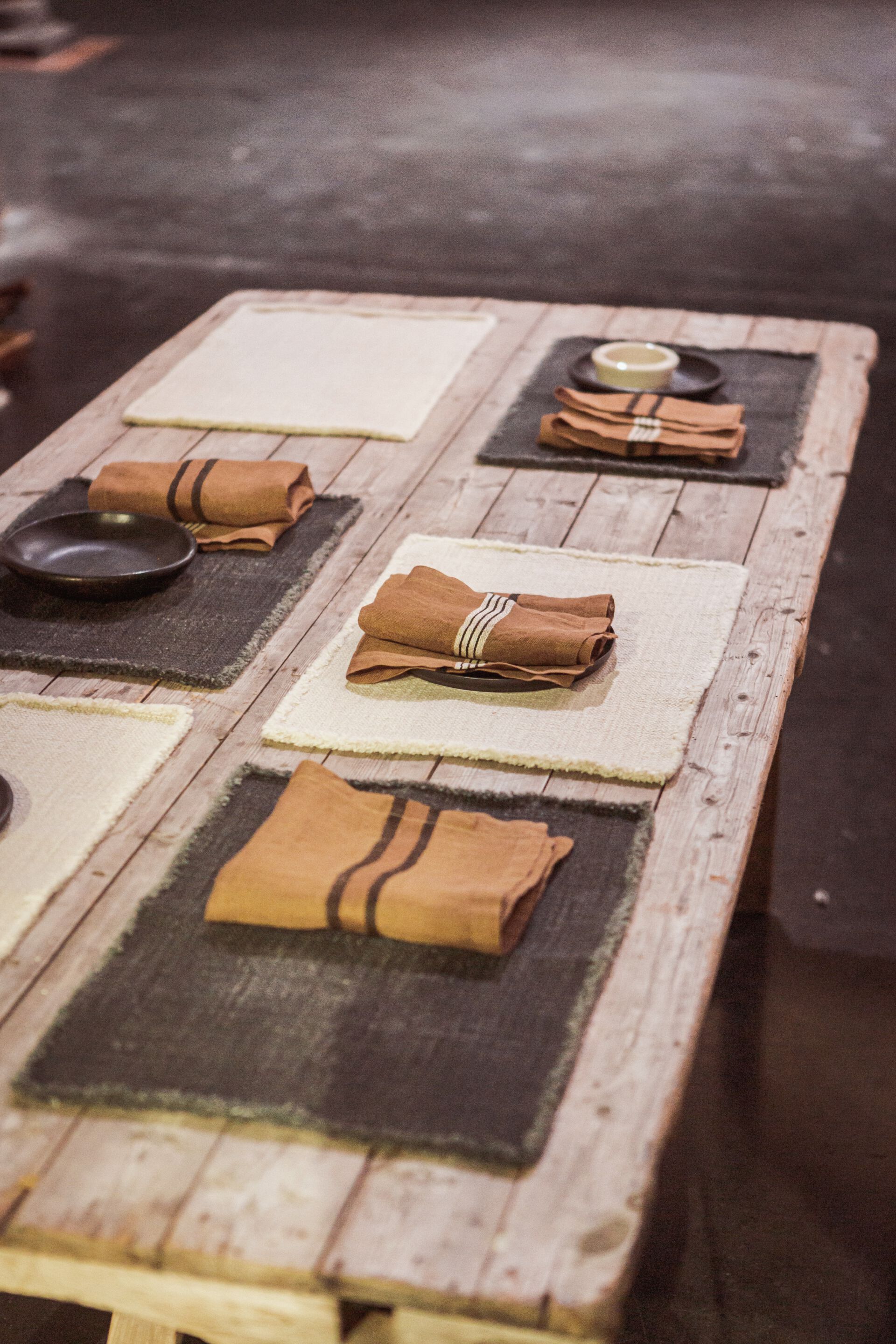 Прямоугольная льняная и шерстяная салфетка Libeco Home Jasper ARCH-00078941 - Вид №8