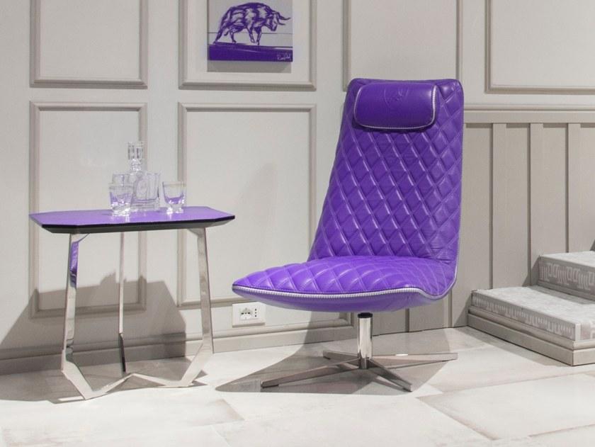 Tonino Lamborghini Casa Поворотное кожаное кресло с подголовником sun-id-1394333 - Вид №2