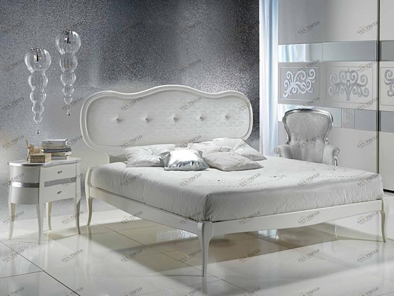 Carpanelli Двуспальная кровать с мягким изголовьем Novecento sun-id-1486225