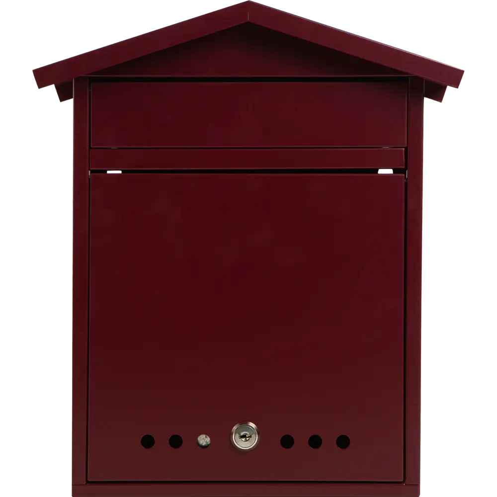 Почтовый ящик «Дачный», нержавеющая сталь, цвет бордовый Santreyd STLM-2097441 - Вид №2