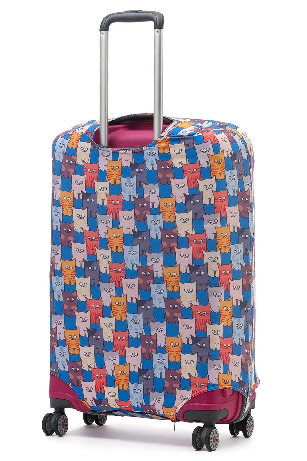 SP180 Шкодастрофа-M/L Чехол для чемодана средний Шкодастрофа M/L Routemark SP180  - Вид №1